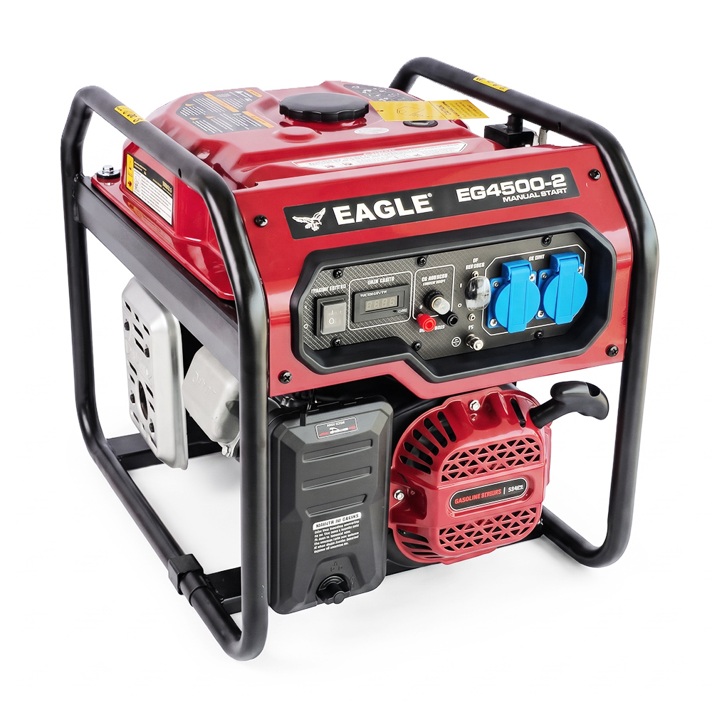 موتور برق بنزینی برند ایگل 4KW مدل EG4500-2 سیم پیچ مس دارای AVR