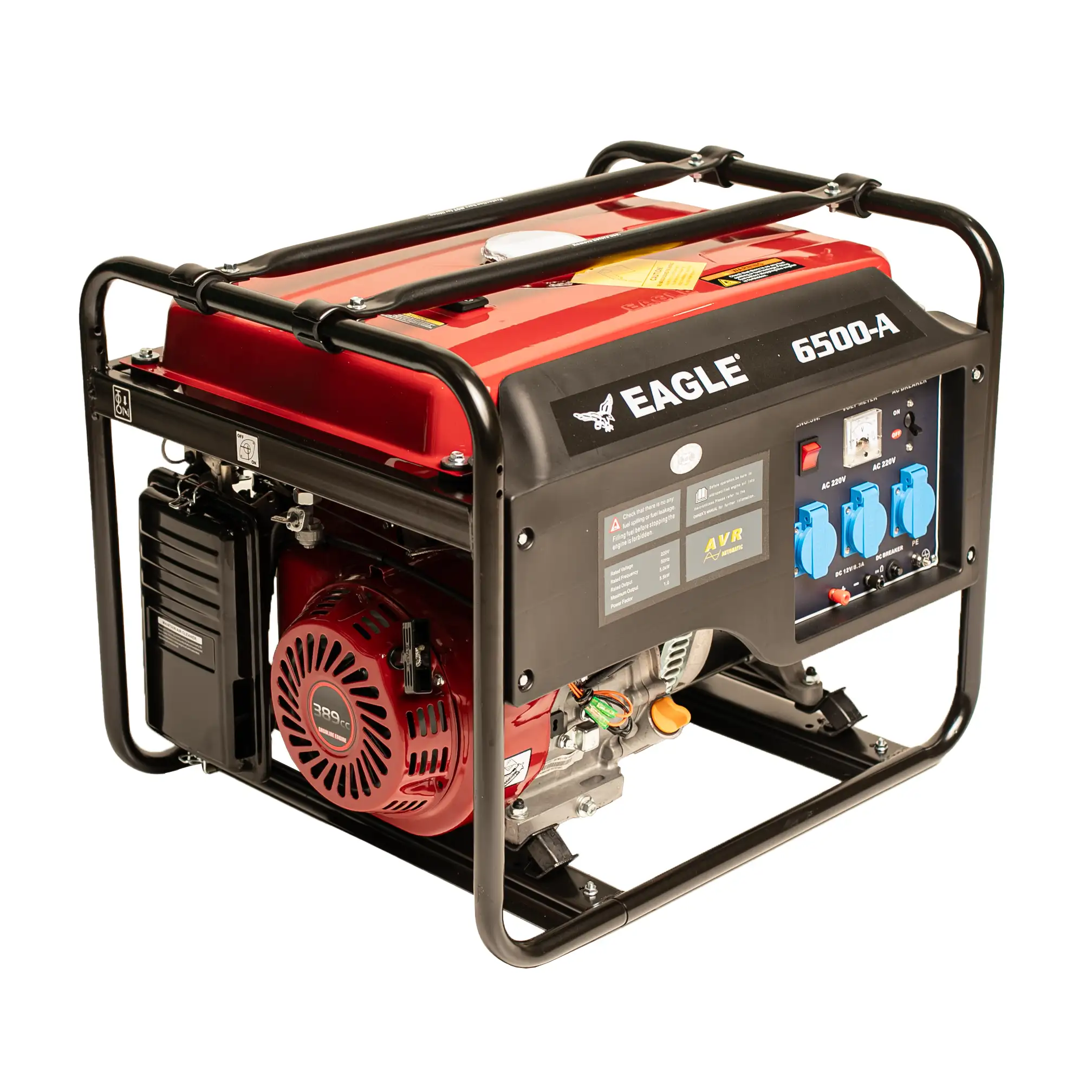 موتور برق بنزینی برند ایگل 5.5KW مدل EG6500A سیم پیچ مس دارای AVR