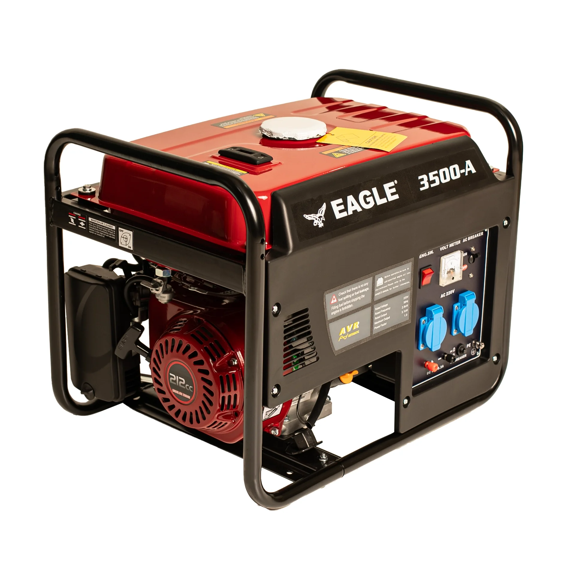 موتور برق بنزینی برند ایگل 3.1KW مدل EG3500A سیم پیچ مس دارای AVR